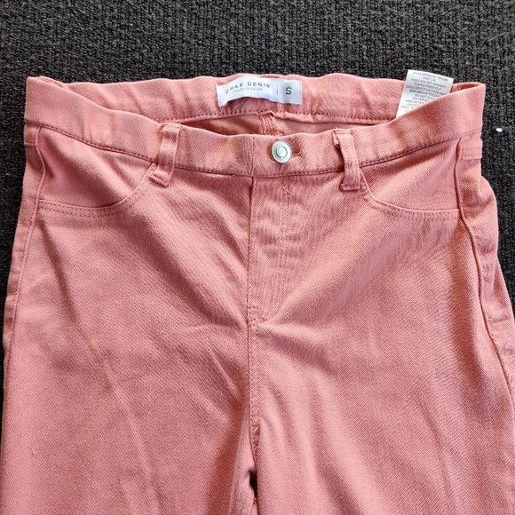 GRAE DENIM|| PEACHY PINK JEGGINGS SIZE S - Picture 3 of 12